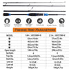 4 Section Fishing Rod 1.8M 2.1M Carbon Fiber - Caveel