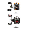 12+1 Ball Bearings High Speed Baitcasting Fishing Reel with Magnetic Brake System - Caveel