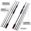 1.8m/2.1m Fishing Rod Portable 4 Sections Ultralight - Caveel