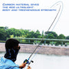 4 Section Fishing Rod 1.8M 2.1M Carbon Fiber - Caveel