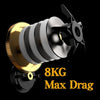 New Golden Fresh and Saltwater Reel 7.2:1 8KG Max Drag - Caveel