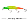 Fishing Lure Minnow 12.5cm/17.7g 3D Eyes Plastic Wobblers Magnet System-Caveel