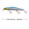 Fishing Lure Minnow 12.5cm/17.7g 3D Eyes Plastic Wobblers Magnet System-Caveel