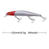 Fishing Lure Minnow 12.5cm/17.7g 3D Eyes Plastic Wobblers Magnet System-Caveel