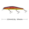 Fishing Lure Minnow 12.5cm/17.7g 3D Eyes Plastic Wobblers Magnet System-Caveel