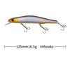 Fishing Lure Minnow 12.5cm/17.7g 3D Eyes Plastic Wobblers Magnet System-Caveel