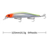 Fishing Lure Minnow 12.5cm/17.7g 3D Eyes Plastic Wobblers Magnet System-Caveel