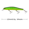 Fishing Lure Minnow 12.5cm/17.7g 3D Eyes Plastic Wobblers Magnet System-Caveel