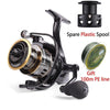 Fishing Reel HE1000-7000 Drag 10kg Metal Spool CNC Handle - Caveel